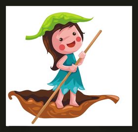 手绘儿童女孩