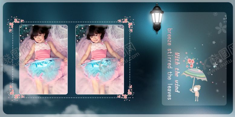 编号：98659709270424015672【酷图网】源文件下载-儿童幼儿宝宝通用相册PSD模板