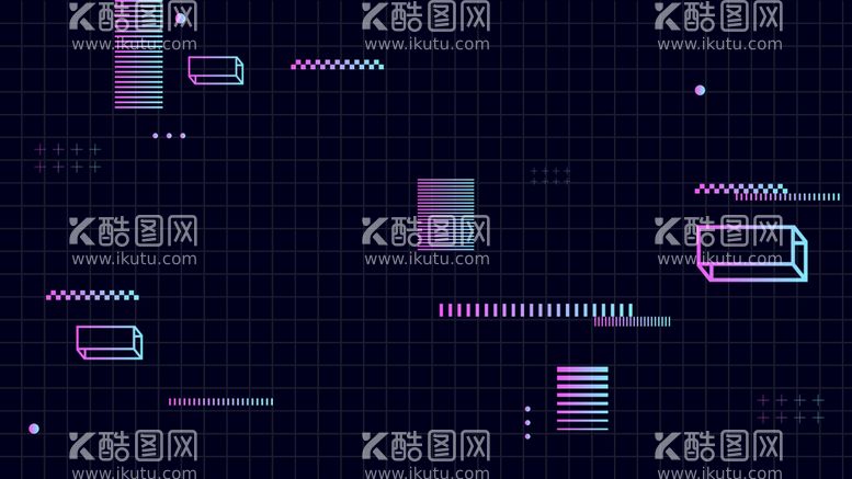 编号：23986109292213320593【酷图网】源文件下载-赛博朋克风背景