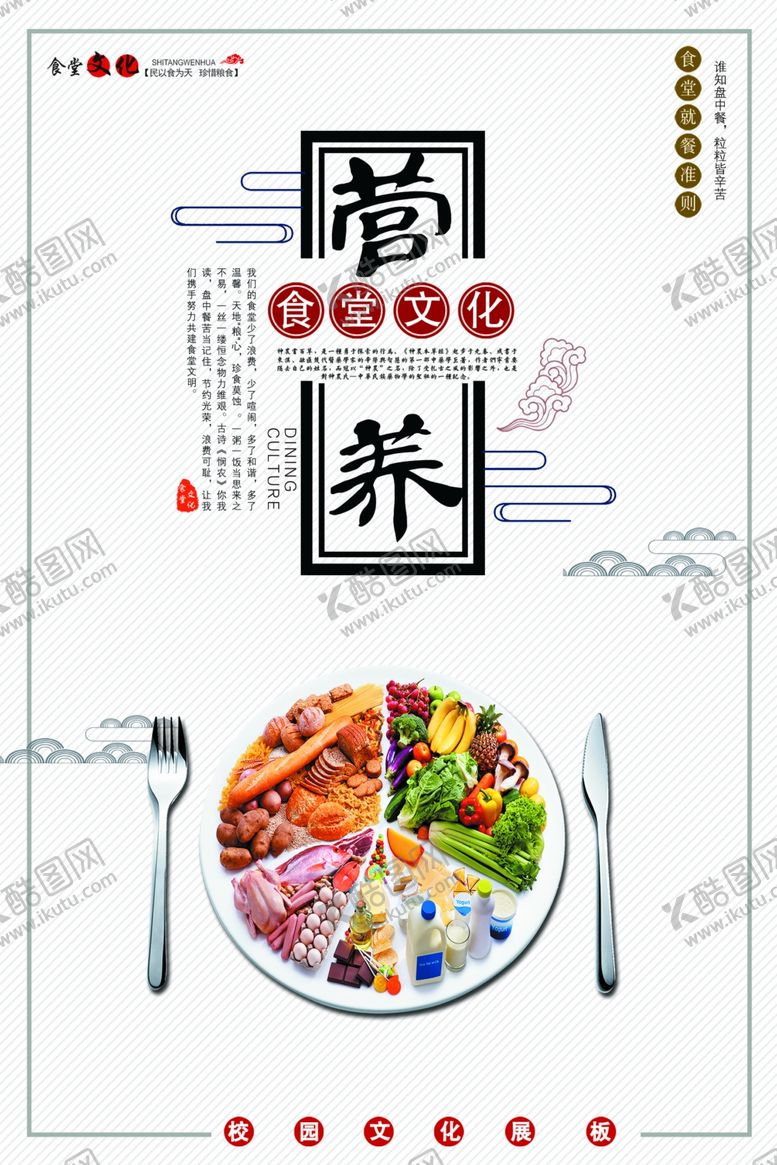 编号：19476105070218358149【酷图网】源文件下载-珍惜粮食海报