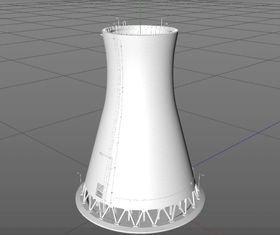 C4D模型工厂设备