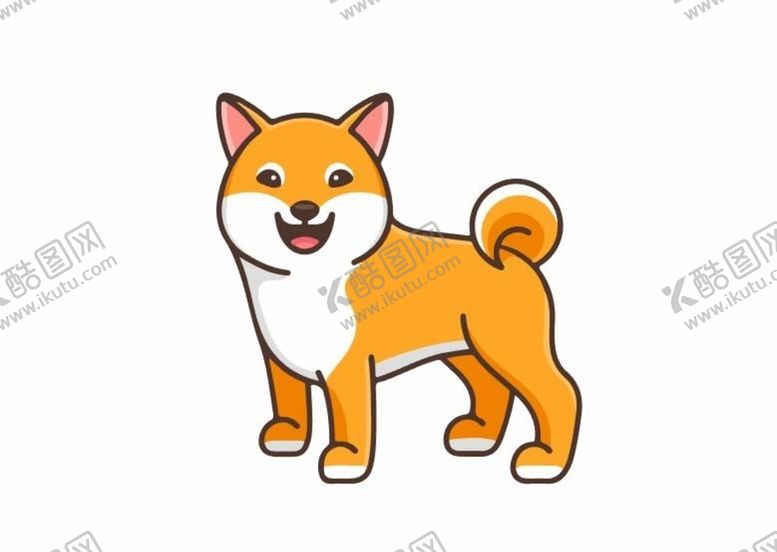 编号：29269409261501304154【酷图网】源文件下载-卡通柴犬