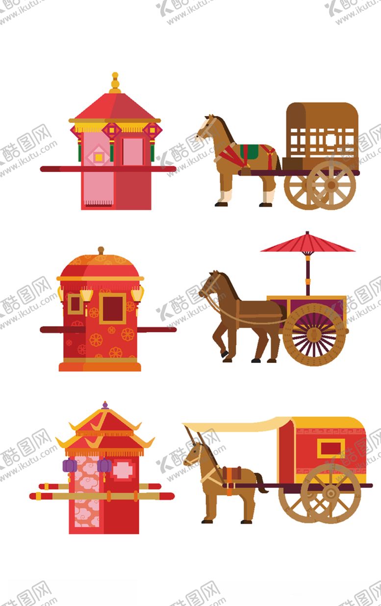 编号：16171011010709513574【酷图网】源文件下载-交通工具马车