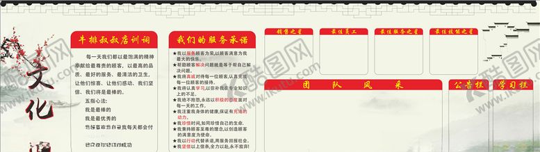 编号：89243210242251362500【酷图网】源文件下载-餐饮文化墙展板