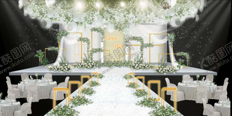 编号：42764609161001382800【酷图网】源文件下载-小清新系婚礼