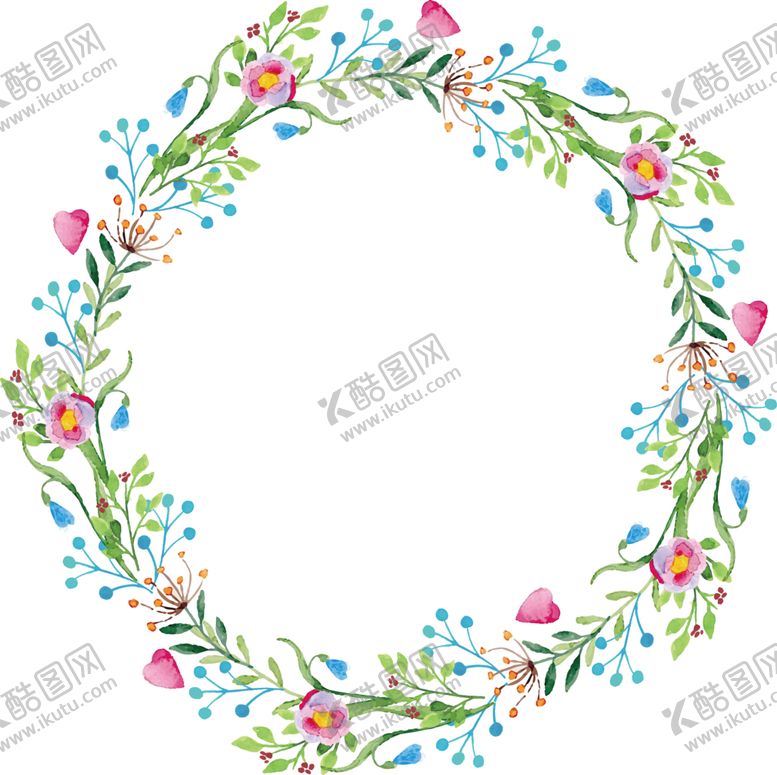 编号：39841405101630386136【酷图网】源文件下载-花环