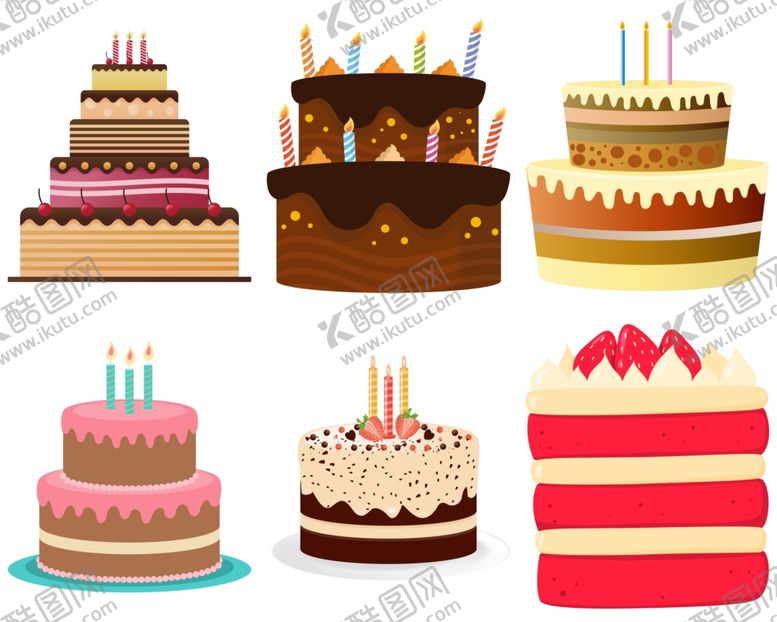 编号：75566810090552395406【酷图网】源文件下载-生日蛋糕