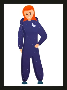 手绘卡通女孩动画动画