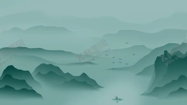 编号：33751202120159497753【酷图网】源文件下载-简约意境山水