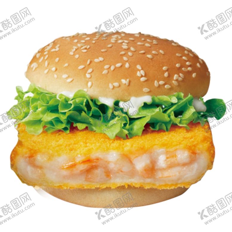 编号：93976110092146488894【酷图网】源文件下载-劲脆鲜虾堡