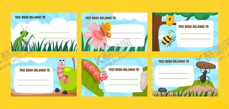 编号：54858611172126165132【酷图网】源文件下载-儿童卡通风格空白手抄报模板