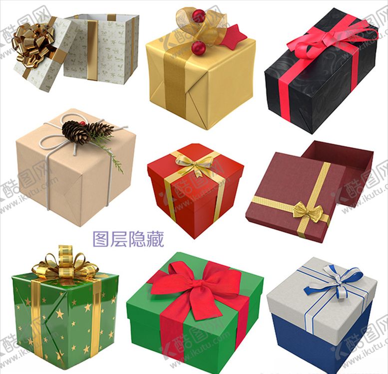 编号：18953910290114337462【酷图网】源文件下载-礼物盒