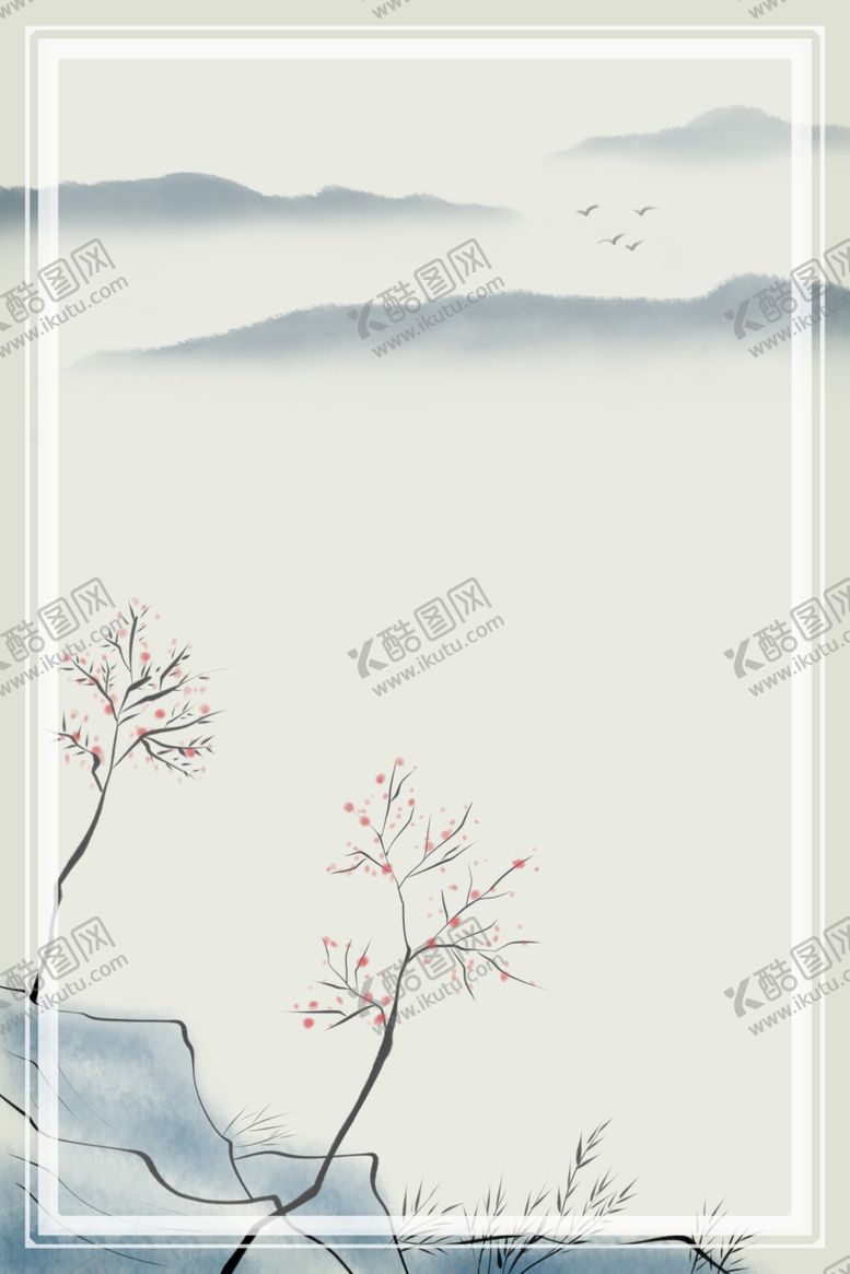 编号：57603304292115078857【酷图网】源文件下载-中国风水墨喜庆背景图片