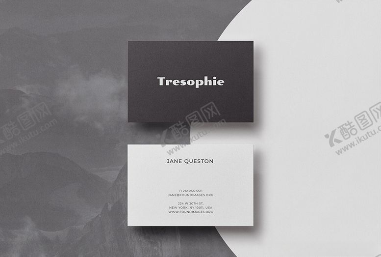 编号：40979911010304071214【酷图网】源文件下载-名片样机