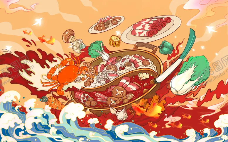 编号：50824909180058091970【酷图网】源文件下载-国潮美食
