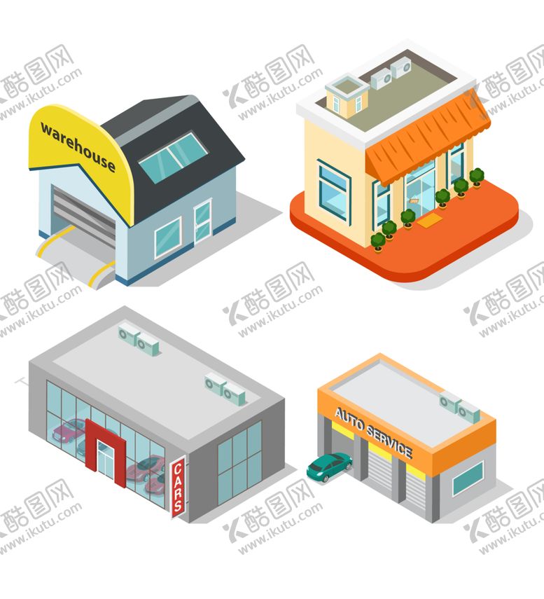 编号：92995212081019413528【酷图网】源文件下载-建筑插画