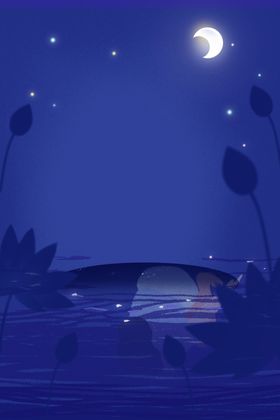 国画荷花
