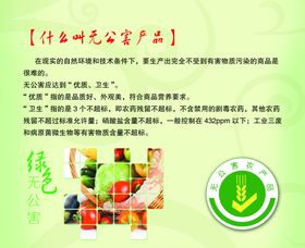 无公害产品无公害食品