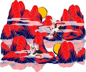 水墨山水间的诗意景致