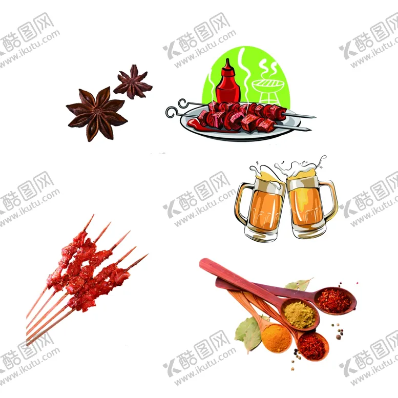 编号：82315402060257538693【酷图网】源文件下载-烧烤素材