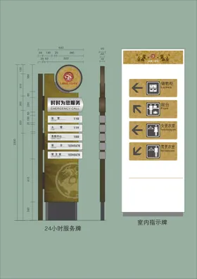 VI导视设计招牌户外