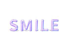 smile 3D字体