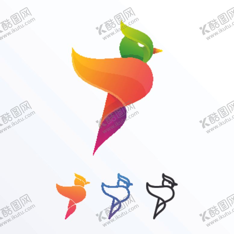 编号：75685609261419597642【酷图网】源文件下载-禽类LOGO标志