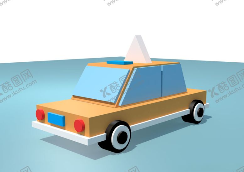 编号：37718610292210335216【酷图网】源文件下载-C4D小汽车卡通模型