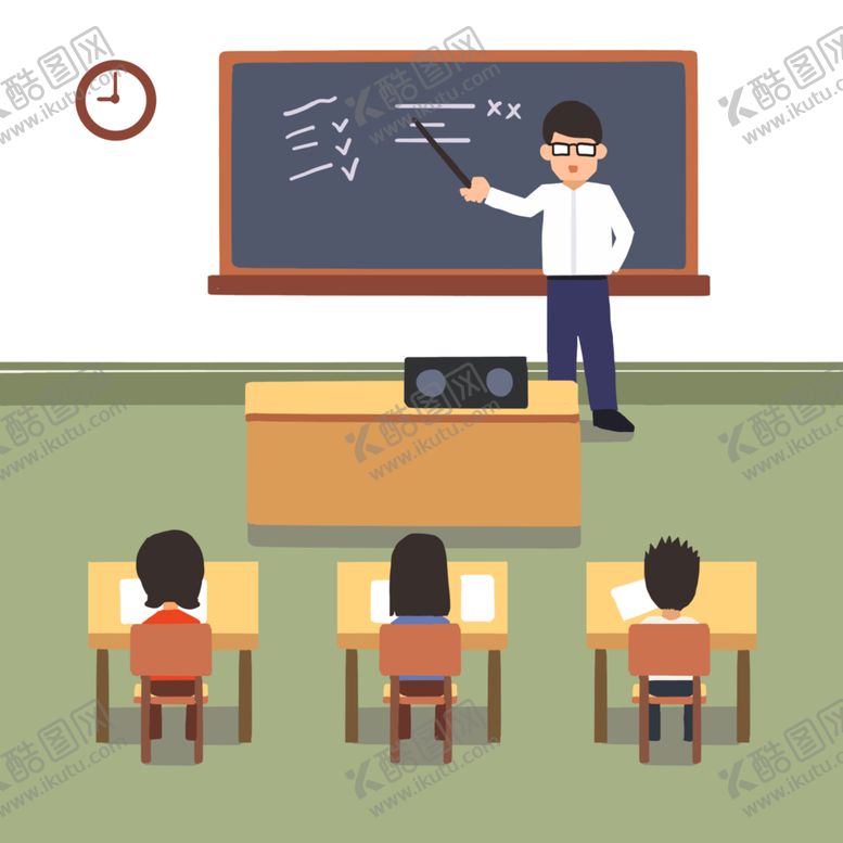 编号：23437205031231531611【酷图网】源文件下载-卡通课堂