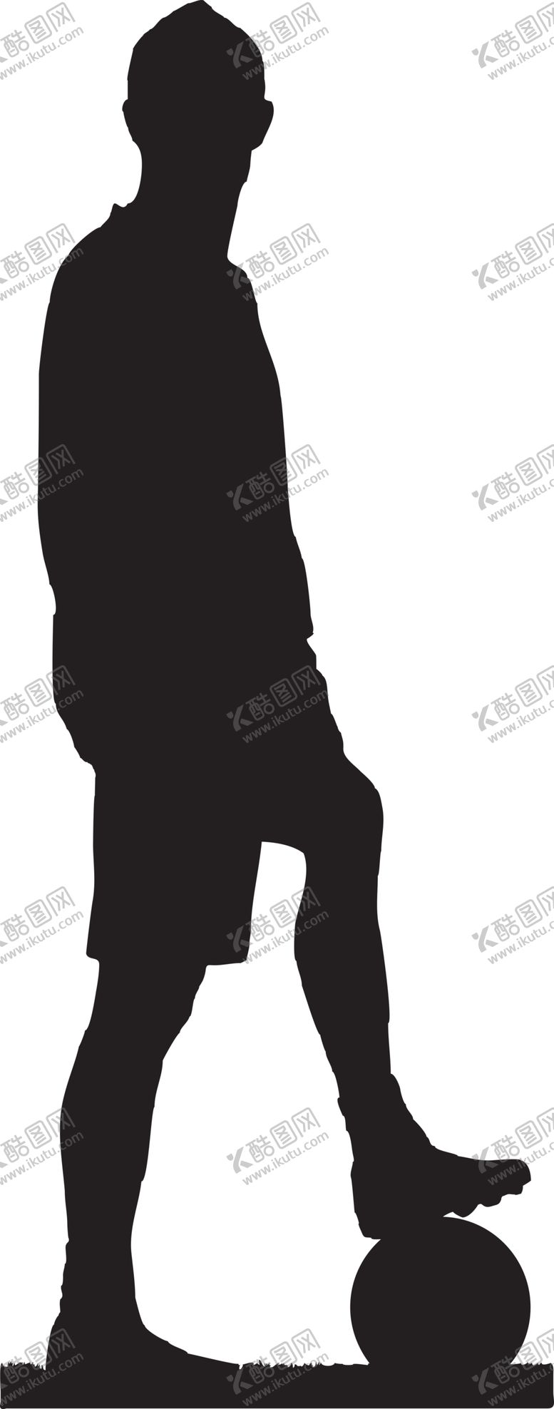编号：87391305041410016133【酷图网】源文件下载-运动员剪影