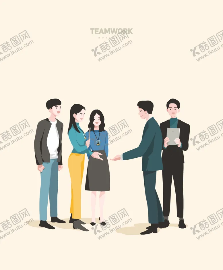 编号：41345712010137185255【酷图网】源文件下载-团队合作 