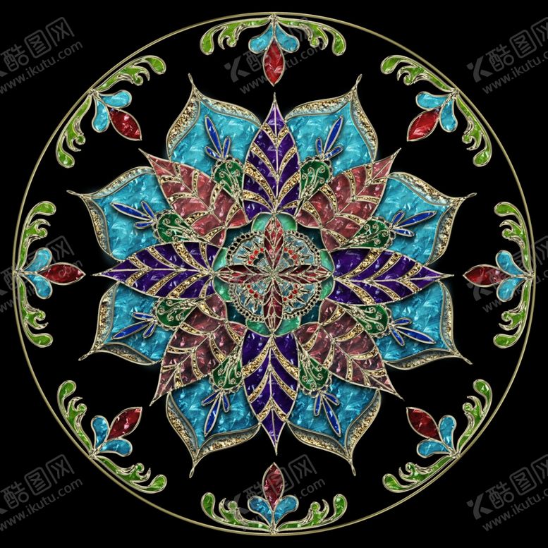 编号：51777910141549375634【酷图网】源文件下载-国潮装饰画