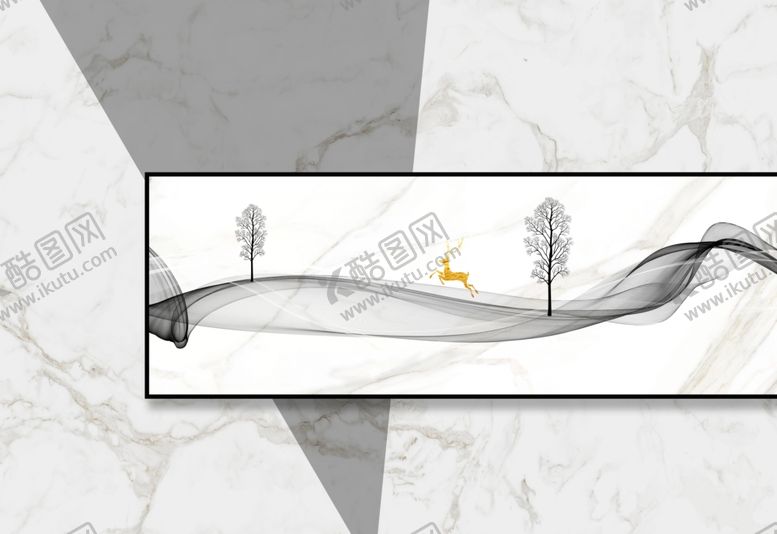编号：80009810311341473287【酷图网】源文件下载-悬空大理石背景墙