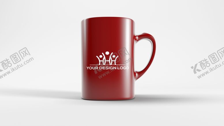编号：54701110290159359977【酷图网】源文件下载-时尚陶瓷马克杯正面样机
