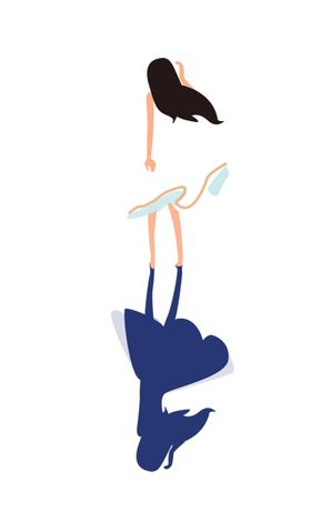 手绘女孩