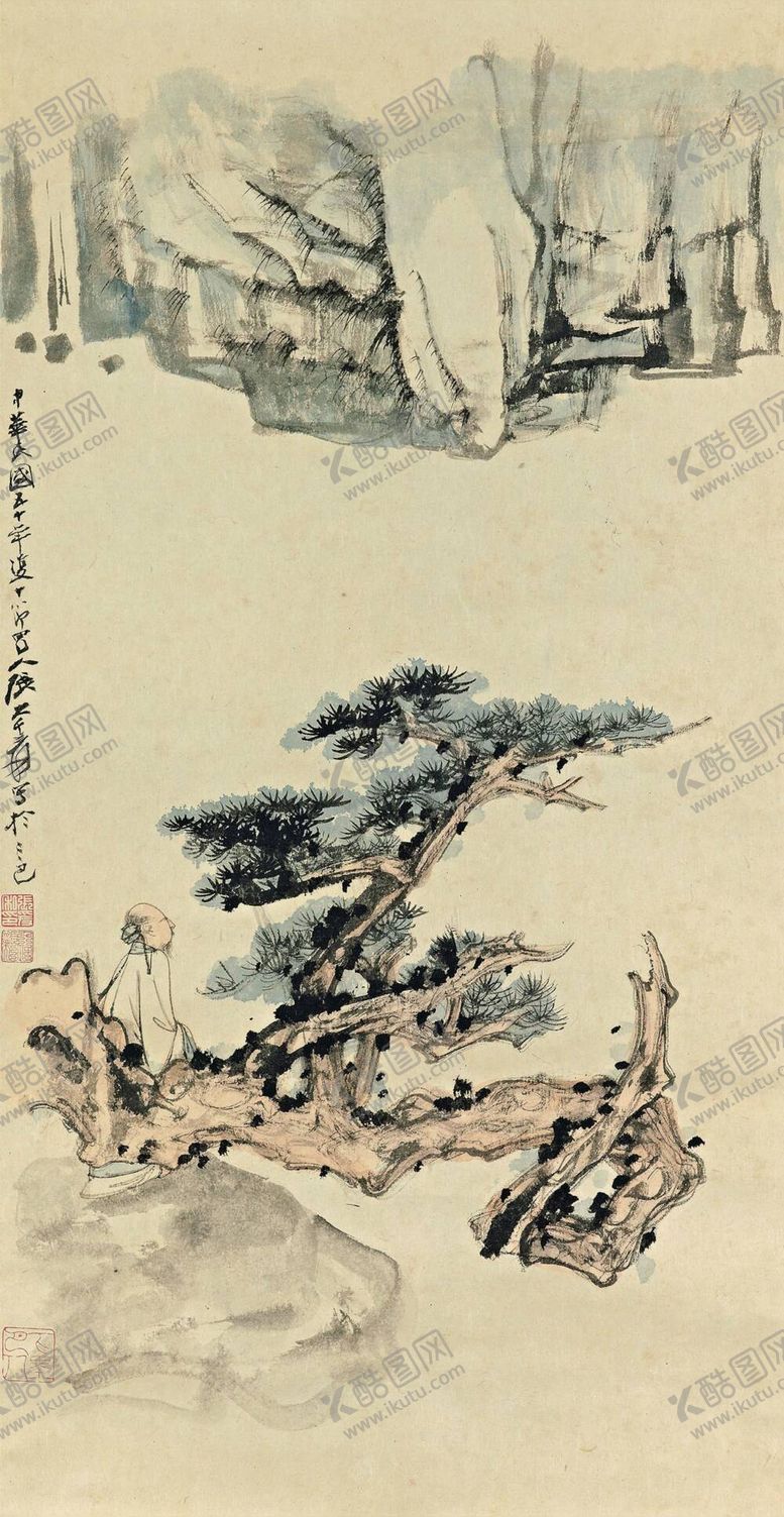 编号：23596410051604093807【酷图网】源文件下载-张大千国画