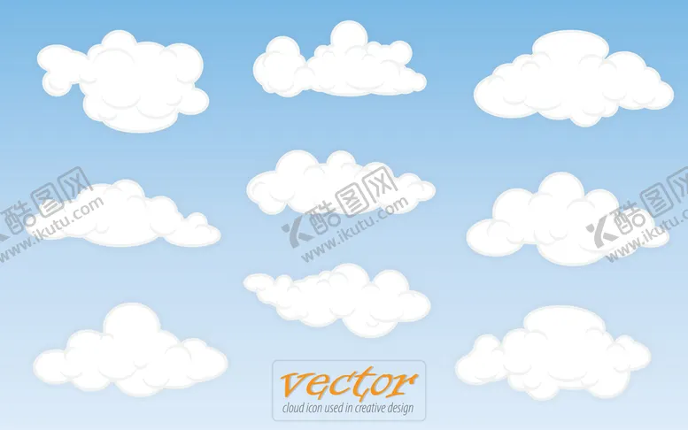 编号：80713409182134001287【酷图网】源文件下载-矢量动画背景 矢量云朵