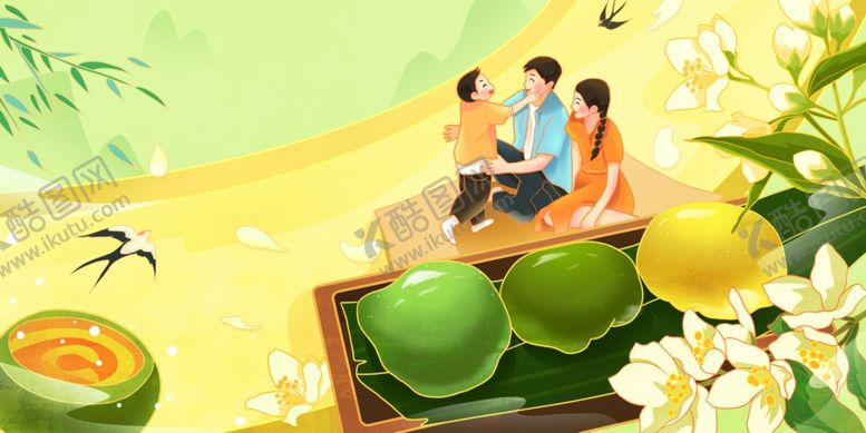 编号：81750204250501472762【酷图网】源文件下载-夏日瓜田亲子甜蜜时光