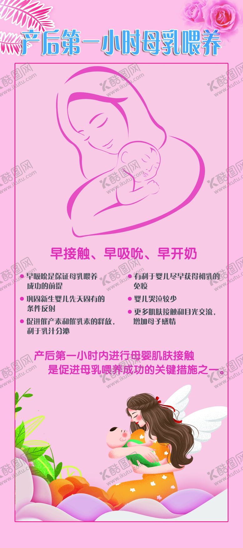 编号：45202610181214285024【酷图网】源文件下载-妇幼母乳喂养展架