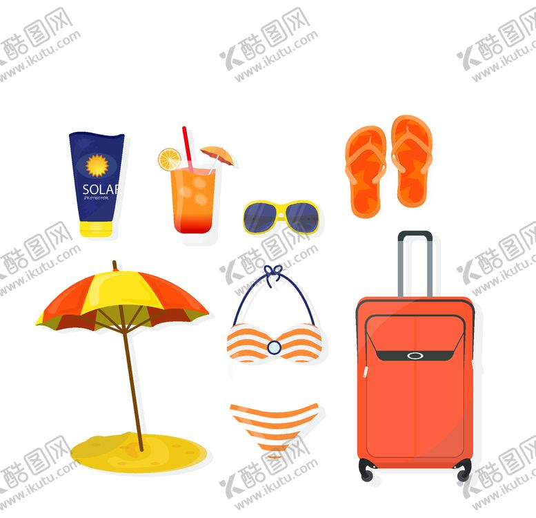 编号：77762505120519585831【酷图网】源文件下载-夏日元素