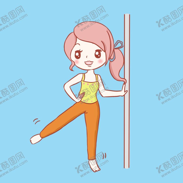编号：28663204261551537419【酷图网】源文件下载-少女运动健身