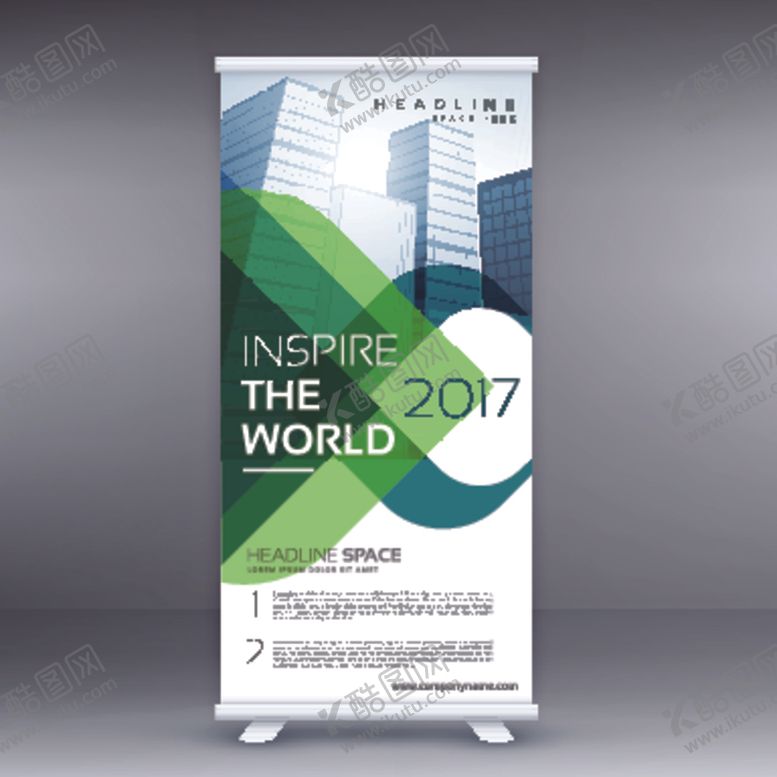 编号：81304504150825005353【酷图网】源文件下载-商务易拉宝展架