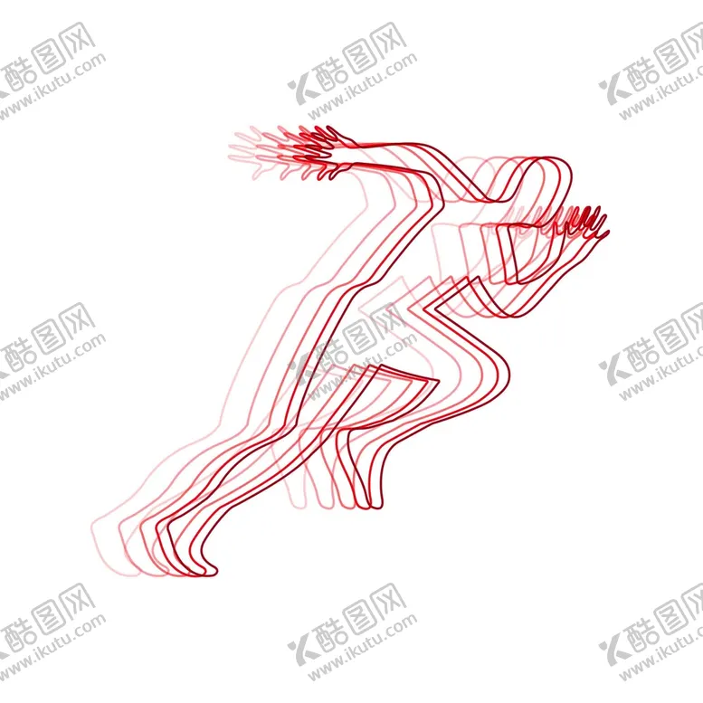 编号：47981510011433149238【酷图网】源文件下载-ai矢量跑步剪影
