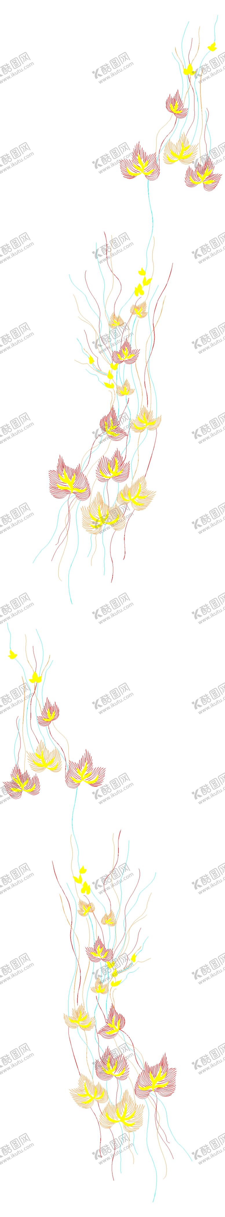 编号：74419712081618544176【酷图网】源文件下载-婚纱礼服布料花型图