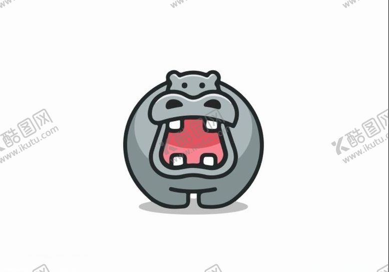 编号：49517307081025505037【酷图网】源文件下载-卡通河马
