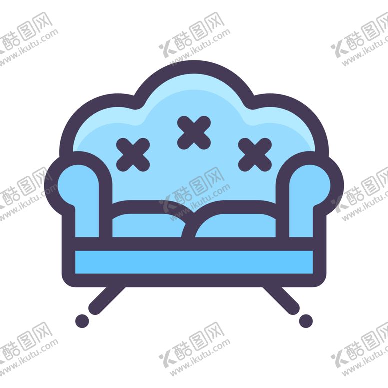 编号：49771510291615191140【酷图网】源文件下载-沙发图形标志图标装饰素材