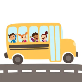 校车学接送汽学大巴公交