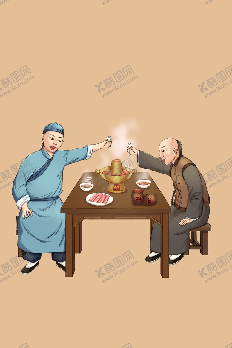 编号：14518110020223033633【酷图网】源文件下载-手绘美食美食海报美食文化