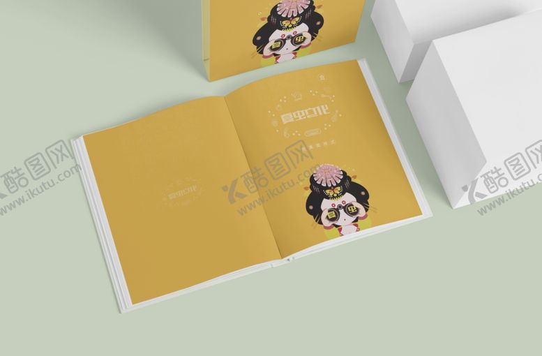 编号：40475110170357014301【酷图网】源文件下载-画册样机