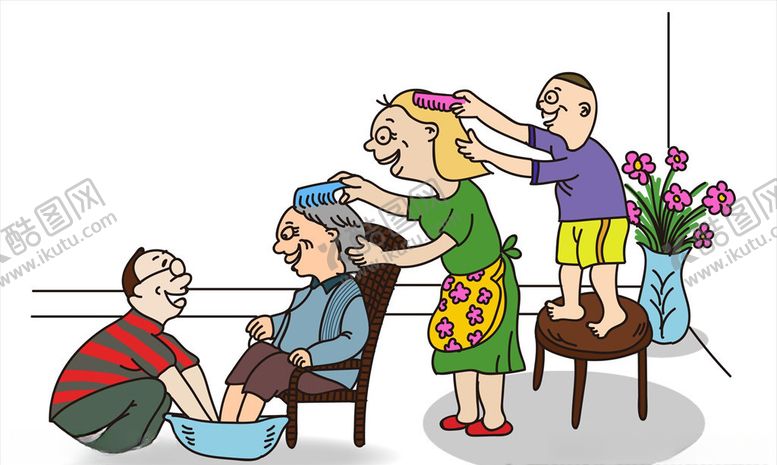 编号：90284409110000254922【酷图网】源文件下载-尊老爱幼